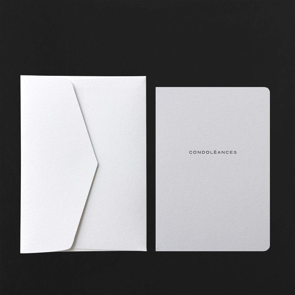 Rouwkaart Condoleances | Le Typographe