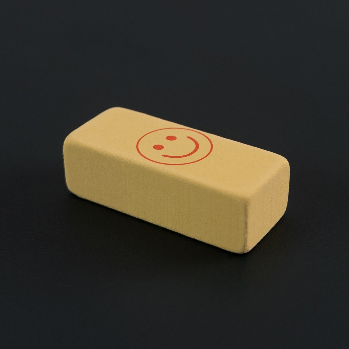Zachte Gekleurde Gum met Smiley, Geel | Le Typographe