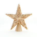 Handgemaakte Kerstster van Stro | Kerstdecoratie & Cadeau | 25cm
