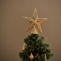 Handgemaakte Kerstster van Stro | Kerstdecoratie & Cadeau | 25cm