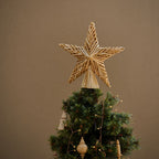 Handgemaakte Kerstster van Stro | Kerstdecoratie & Cadeau | 25cm