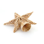 Handgemaakte Kerstster van Stro | Kerstdecoratie & Cadeau | 25cm