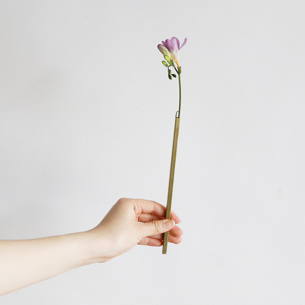 Bloemenvaasje van Messing | Voor aan de Wand